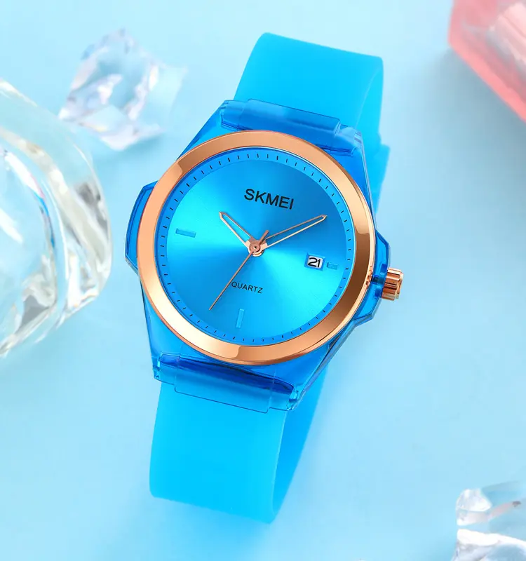 Skmei 1792 blue dial student water resistant sport custom quartz wristwatches for ladies watch women fancy