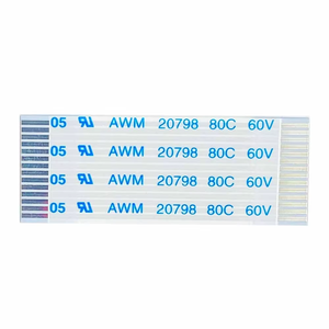 להתאמה אישית 0.5 המגרש ffc כבל גמיש שטוח עם fpc מחבר fPC באיכות גבוהה קטגוריה מוצרים שטוחים - Product Image 1