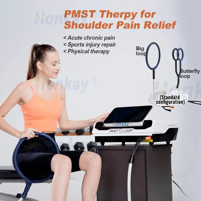 Machines les plus récentes Dispositif de thérapie magnétique Pemf PMST LOOP PRO MAX Stimulation Soulagement de la douleur Équipement de physiothérapie pour clinique