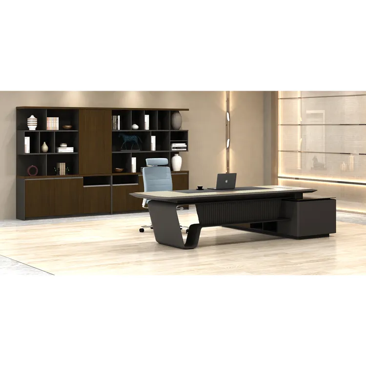 Wooden desk luxury office furniture executive desk set