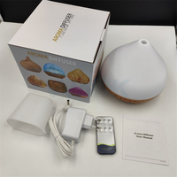 Humidificateur d'air intelligent électrique ultrasonique 500 ml de fabrication OEM, diffuseur de parfum portable à brume froide avec télécommande
