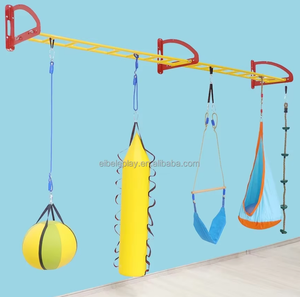 Escalera Sueca de Madera Eibele, Barra de Gimnasia Montada en la Pared, Gimnasio de Pared para Niños, Marco de Escalada Interior para Niños Pequeños - Product Image 5