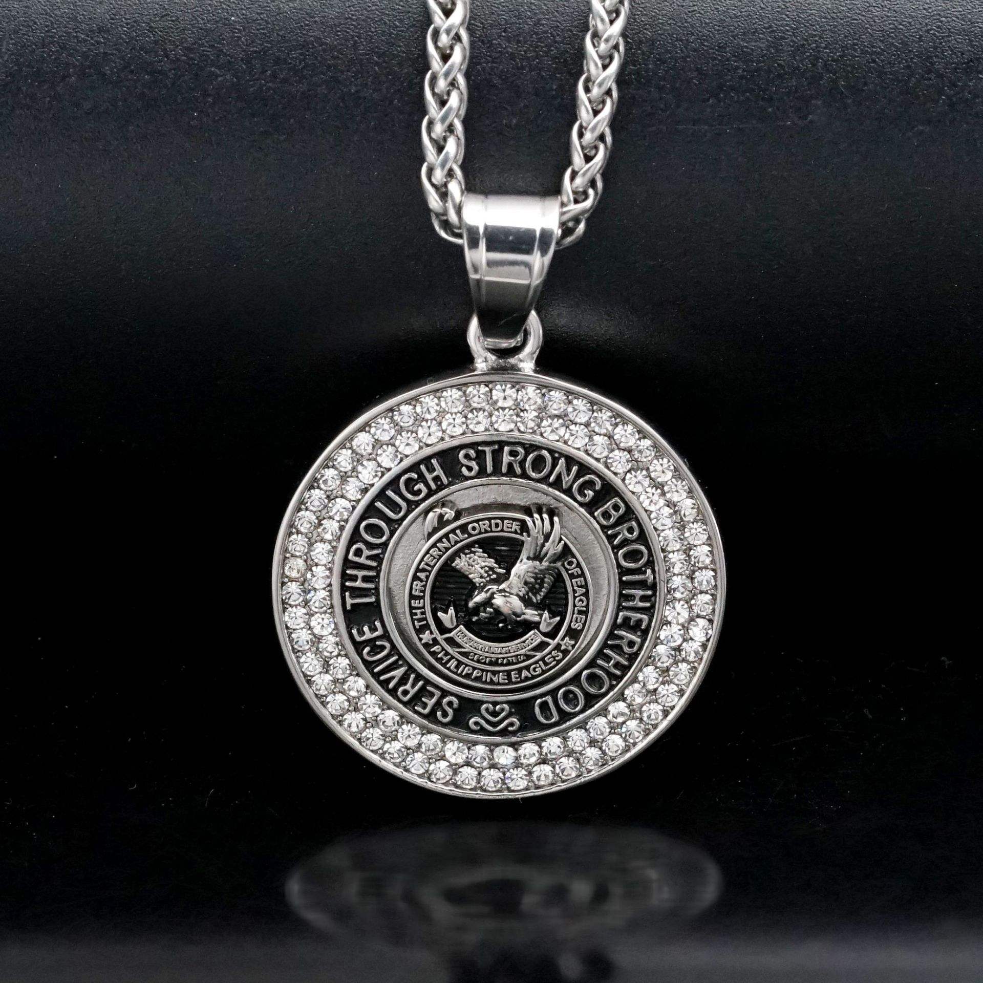 จี้เงินเดี่ยว1เม็ดไม่มีโซ่