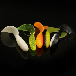 Señuelo blando Gw Guangwei de 2g y 60mm, multicolor, de cola única, para pesca de lubina, señuelo compuesto para pesca de fondo. - Product Image 3