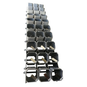 Bonheur 2 pouces 30 coups (10*3) supports de <span class=keywords><strong>mortier</strong></span> de feux d'artifice bougies romaines présentoir de feu d'artifice en aluminium - Product Image 4
