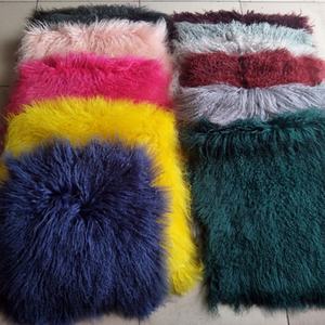 พรมขนแกะแท้ทรงสี่เหลี่ยมผืนผ้าสไตล์ทิเบตแบบชาวมองโกล - Product Image 6