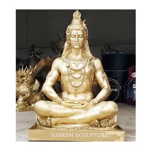 금속 캐스트 야외 대형 청동 인도 부처님 주 시바 동상 하나님 동상 판매