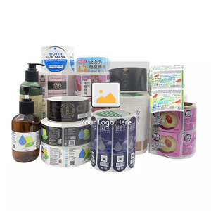 Tùy chỉnh không thấm nước tự dính nhãn giấy PVC Vinyl in ấn nhãn dán CuộN hai mặt chai nhãn dán - Product Image 2