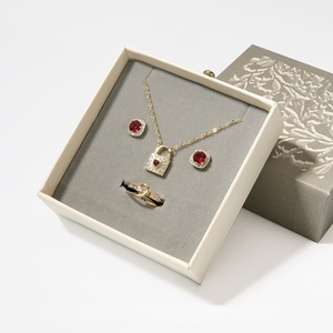 Caja de Regalo para Joyería de Alta Gama, con Cajón Extraíble de Doble Cara, Logotipo Personalizado, Empaque Moderno, Retro y de Lujo - Product Image 2