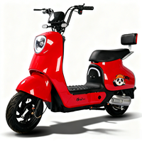 Vélo électrique à motif panda mignon très populaire, monoplace, cyclomoteur électrique urbain tendance pour les trajets quotidiens des femmes
