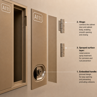 Unités de stockage en acier de luxe sur mesure pour bureaux, appartements et usage extérieur – Haute qualité, durables, livraison directe d'usine