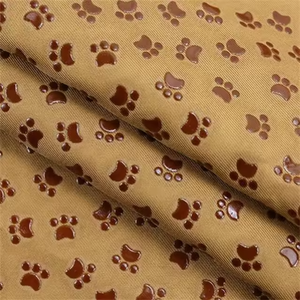 Tela Antideslizante de Alta Calidad y Durabilidad, 100% Poliéster, con Puntos de PVC en Forma de Huella de Perro, para Camas de Mascotas, Sofás y Cojines - Product Image 3