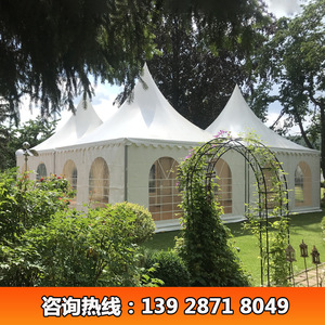 Carpa Piramidal de 3-10 Metros con Techo Cónico, Refugio para Eventos al Aire Libre, Impermeable, de Tela Oxford, para las Cuatro Estaciones, de Instalación Rápida, Tipo Extendido - Product Image 5