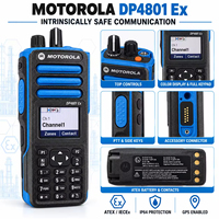 Radio portable Moto-rola DP4801Ex XiR P8668Ex XPR7550ex IS VHF UHF, talkie-walkie intrinsèquement sûr, DMR GPS IP67