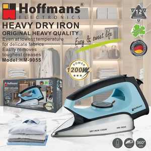 Fer à repasser professionnel Hoffmans 1200W, qualité originale, avec base antiadhésive, pour le marché africain Hoffma - Product Image 2