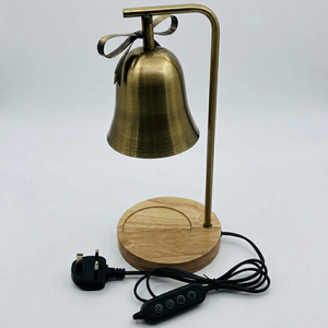 Traditional Metal Desk Lamp With Glass Shade Warm White <b>Light</b> 2700K For <b>Bedroom</b> AC 220V - Product Image 1