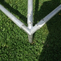 Tente de réception de luxe TENTCHO avec structure en aluminium, 10x10, 20x20, robuste pour événements extérieurs