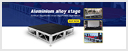 Plataforma de escenario móvil, armazón de aluminio, con CE, para banda, conciertos, eventos, música