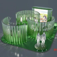 Stand d'exposition modulaire tendance MEGA pour événements de mode, idéal pour les influenceurs et les pop-up stores