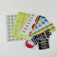 Autocollants adhésifs DTF UV imperméables à l'eau imprimés sur mesure étiquettes de transfert de logo 3D en métal vinyle pour emballage pour promotions