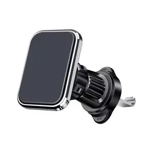 Upgrade Car Phone Holder with An Aluminum Alloy Mobile Phone Bracket - Strong Magnetic Suction & Adjustable Air Vent Mount