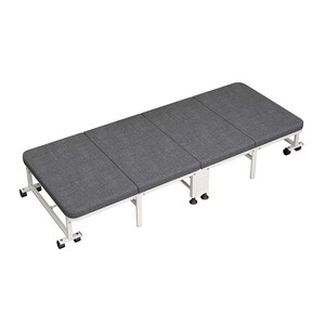 Canapé-lit pliant multifonction en métal, style minimaliste moderne, pour la maison, le bureau, la pause déjeuner, la sieste, cadre de lit pliant, lit pliant d'extérieur - Product Image 1