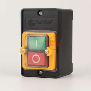 Interrupteur à bouton de commande étanche CNAOM KAO-5H 10A 220V 380V pour perceuse d'établi avec boîtier de base - Product Image 3