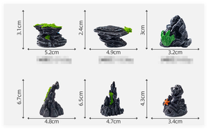 Mainan Diy batu <span class=keywords><strong>air</strong></span> mancur batu 3d miniatur pemandangan patung Resin buatan batu karang di bawah laut laut laut akuarium laut dekorasi - Product Image 2