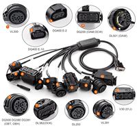 Kit de cables GODIAG 9 en 1 para prueba de caja de cambios VAG DSG DQ200 DQ500 DL501 DL382, lectura y escritura de datos de ECU, compatible con AUTEL G-BOX Xhorse