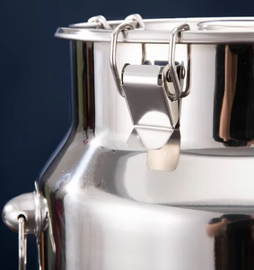 Zhenneng wadah susu baja tahan karat tugas berat ember ember anggur dengan tutup grosir untuk penyimpanan cairan makanan Penggunaan dapur - Product Image 4