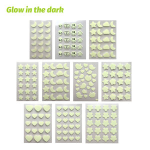 Özel yıldız şekli hidrokolloid sivilce yama su geçirmez akne şifa renkli yüz için özel etiket C vitamini organik içerir - Product Image 4