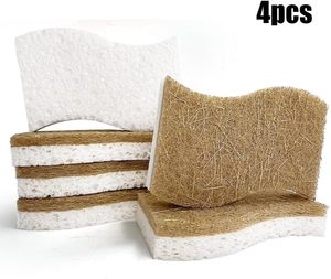 Esponja de Cocina Biodegradable y Ecológica, Compostable, de Celulosa y Coco, Forma Rectangular, Absorción de Agua del 250%-500%, de Madera - Product Image 2