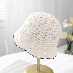 New Fashion Silk Screen Printed Promotional Lady Hollow Out Girls Summer Bucket <b>Hat</b> - Product Image 4