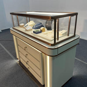 Vetrina Espositiva con Illuminazione LED, Tavolo Vetrina Trasparente per Musei, Mostre, Gioiellerie, Orologerie, Negozi al Dettaglio e Centri Commerciali - Product Image 3