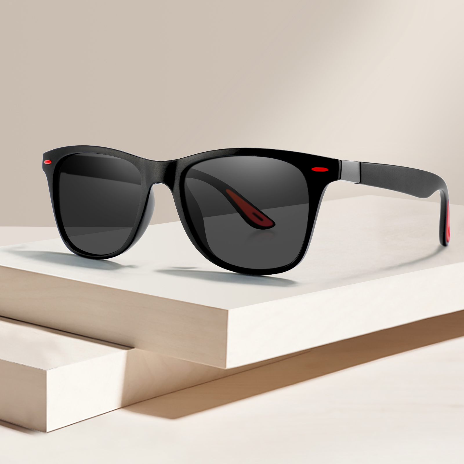【関税＆送料込み】ChloAC Sunglasses CHANEL Sunglasses New Black White Logo Dark Grey CH5408 C