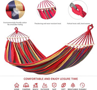 Offre Spéciale Camping Hamac Chaise 550lb Amélioré Épaissi Durable Toile Tissu avec Deux Anti Roulis Balance Poutre