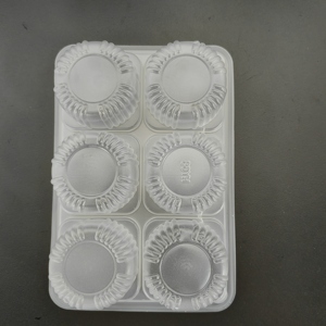 6 8 lỗ nhựa vỉ Bánh Mochi bao bì khay tùy chỉnh bánh ngọt trắng <span class=keywords><strong>Cookie</strong></span> vỉ khay bao bì - Product Image 6