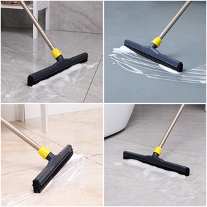 Serpillère de sol de salle de bain Sunshine avec manche télescopique robuste, lame en mousse EVA réglable, brosse en caoutchouc pour la maison - Product Image 3