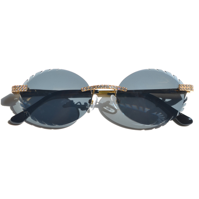 Sifier Designer Famous Brands Luxury  Rhinestone Sunglasses
