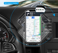 Support de chargeur de voiture sans fil 15W à charge rapide, fixation automatique sur grille d'aération, support de téléphone stable, hauteur réglable, durable