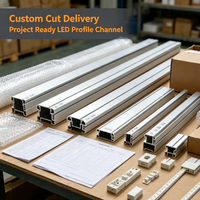Profilé LED en aluminium alliage de précision, service de découpe sur mesure pour projets d'éclairage linéaire personnalisés