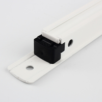 Serrure de fenêtre de porte coulissante d'alliage d'aluminium de conception européenne avec des accessoires de matériel de loquet de crochet de sécurité d'installation de vis
