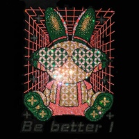 Transfert de Motifs Hotfix pour DIY Chemise Design Presse à Chaud Logo Personnalisé Hot Fix Iron On Custom Rhinestone Transfer Designs