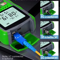Testeur de fibre optique rechargeable multifonctionnel AUA-MC7 avec testeur de câble réseau RJ45 et compteur de puissance optique LED