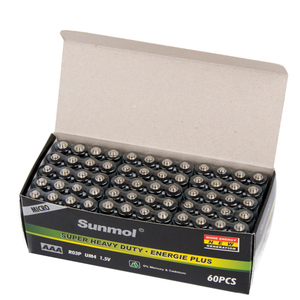 Sunmol 1.5v r03 um-4 aaa karbon kuru pil için uzaktan kumanda çocuk oyuncakları - Product Image 4