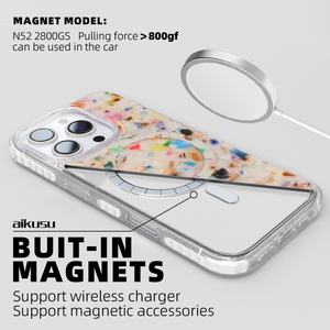 Coque de téléphone AIKUSU antichoc et résistante aux chutes, motif tortue arc-en-ciel confettis pour iPhone 17 Pro Max 16 15 14 13 12 - Product Image 5