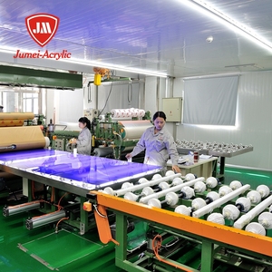 Jumei trực tuyến bán buôn Nhà cung cấp tấm rõ ràng Acryl 2 màu Tri màu acrylic Sheets laserable - Product Image 4