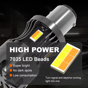 Tùy biến cao màu kép 1157/3157 CANBUS LED DRL Nhôm Xe Đèn pha Bóng đèn DRL LED ban ngày chạy ánh sáng cho BMW E46 - Product Image 3