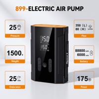 High Pressure air Pump LED Screen Inflation Deflation air Pump Inflatable Raft air Pump for SUP Board Air Mattress Tent Car Tire