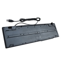 Ucuz bilgisayar aksesuarı HK4001 USB klavye temel standart kablolu iş klavyesi